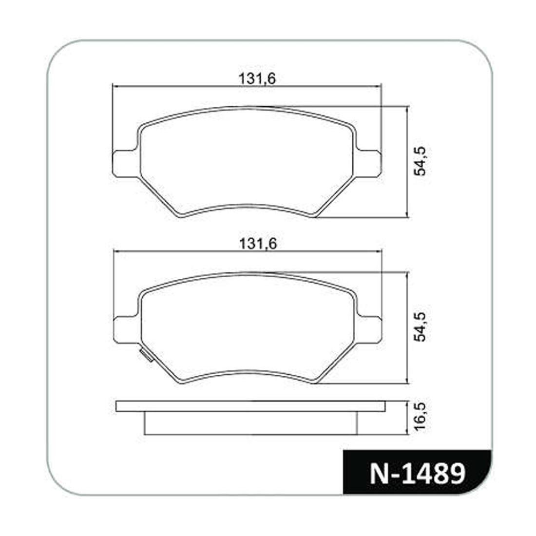 Pastilha Freio D Cherry Arrizo Cielo Tiggo Lifan X60 Cobreq N1489