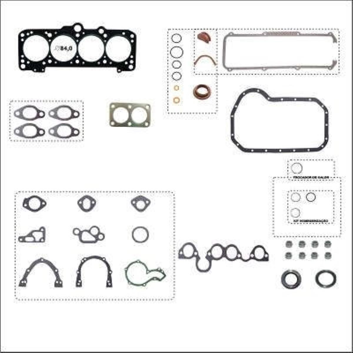 Junta Motor Corsa 1.4 Celta Agile 1.4 2006 Bastos 1210136Ml