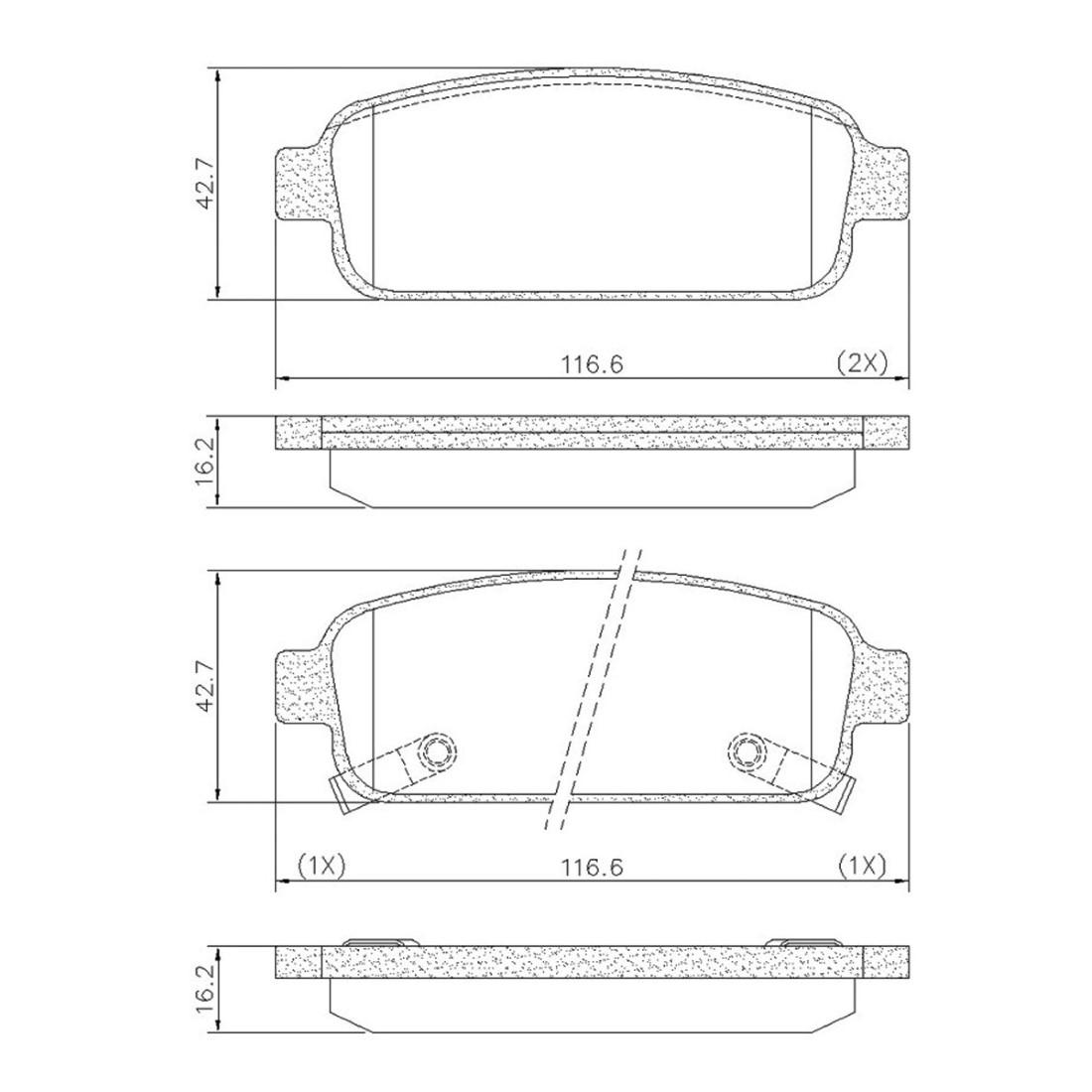 Pastilha Freio Ceramica Cruze 1.8 2011/ Fras-Le Pd1102-Cmaxx
