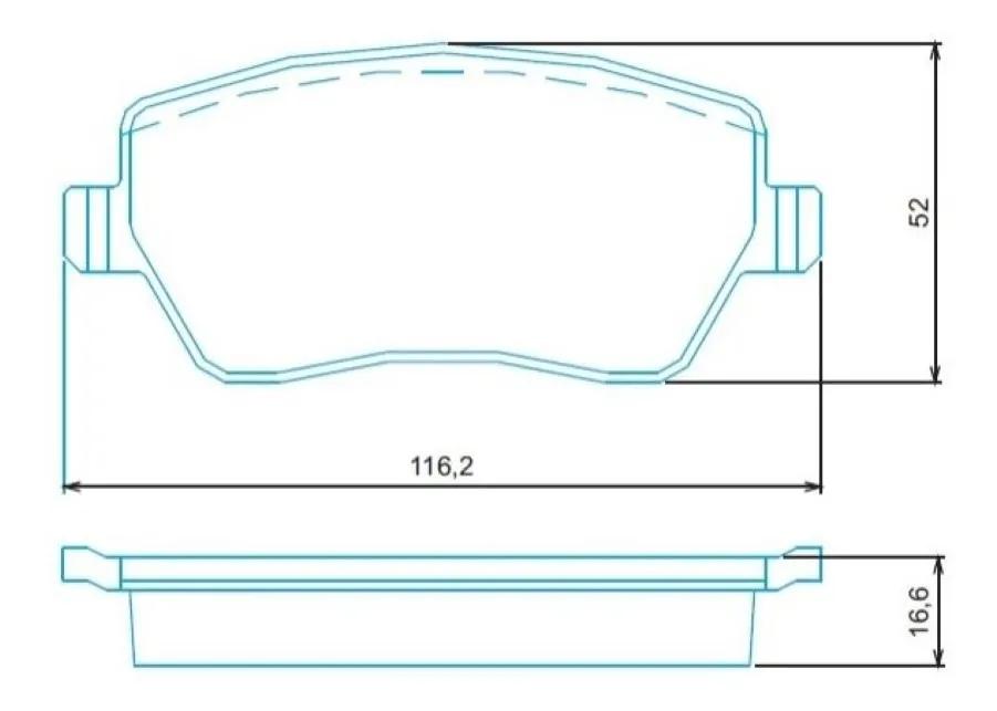 Pastilha De Freio Dianteira Renault Duster 11/ Jurid Hq2297