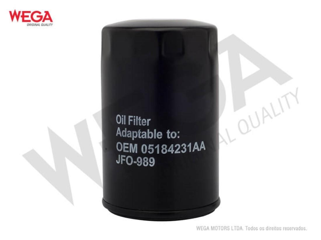 Filtro De Oleo Jeep Cherokee 3.7 2009/2012 Wega Jfo0989