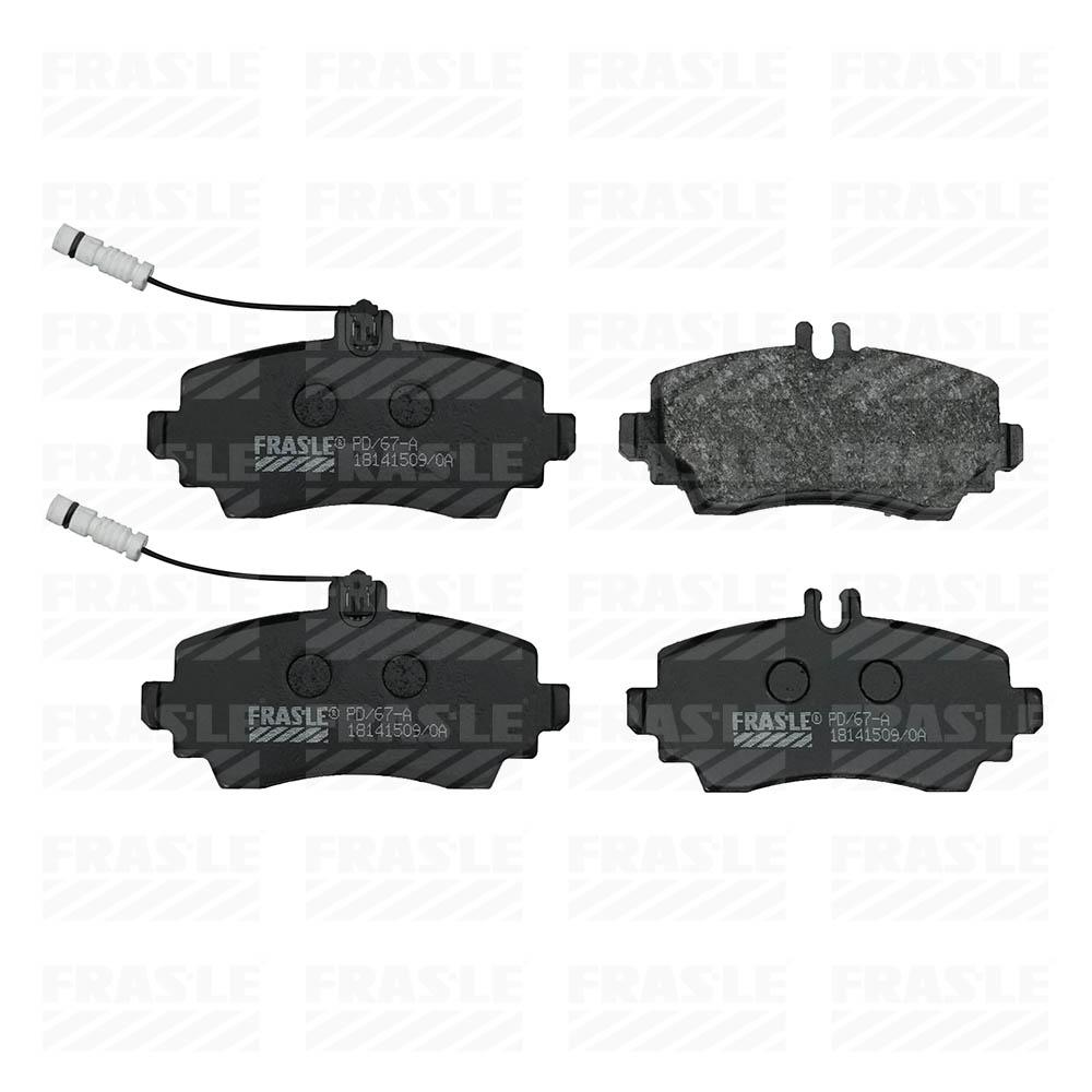 Pastilha De Freio Dianteira Classe A 160 190 1999/ Frasle Pd67A