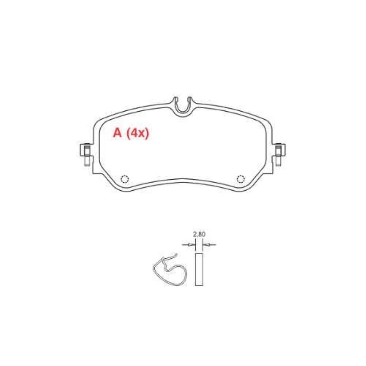 Pastilha De Freio Traseira Amarok Willtec Pw992