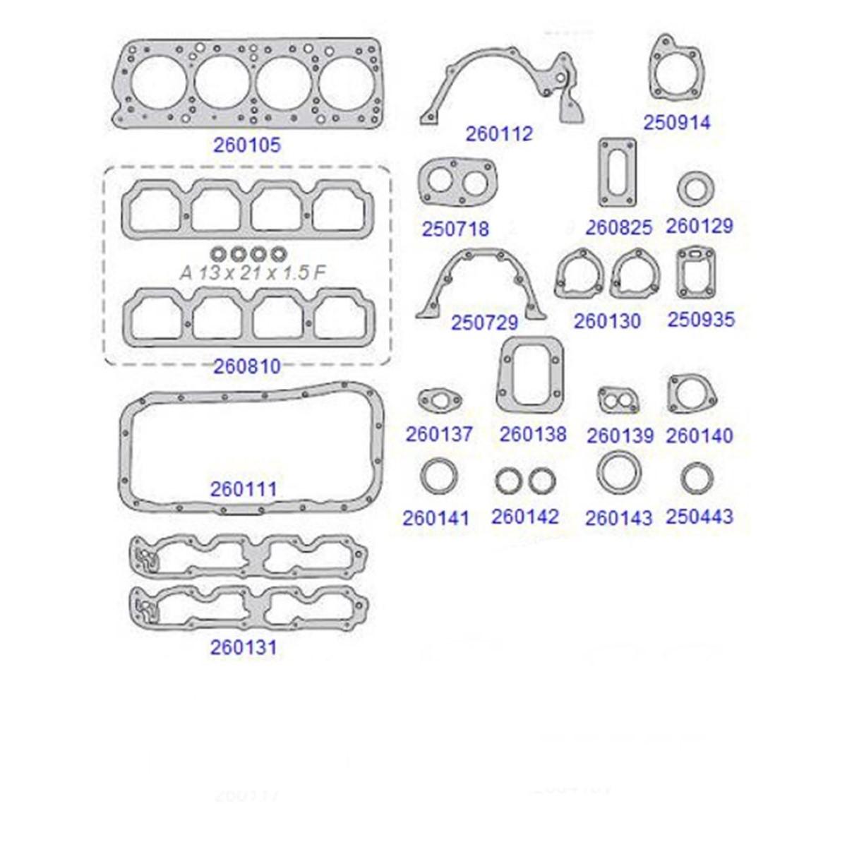 Junta Do Motor Tempra 2.0 8V Taranto 260800