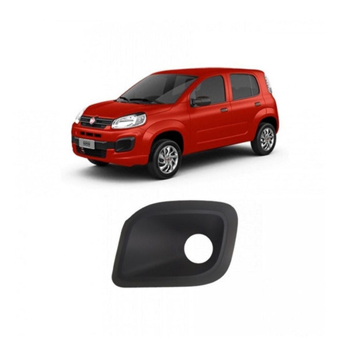 Moldura Farol Milha Esquerdo Fiat Uno 2016/ Fiat 100239152