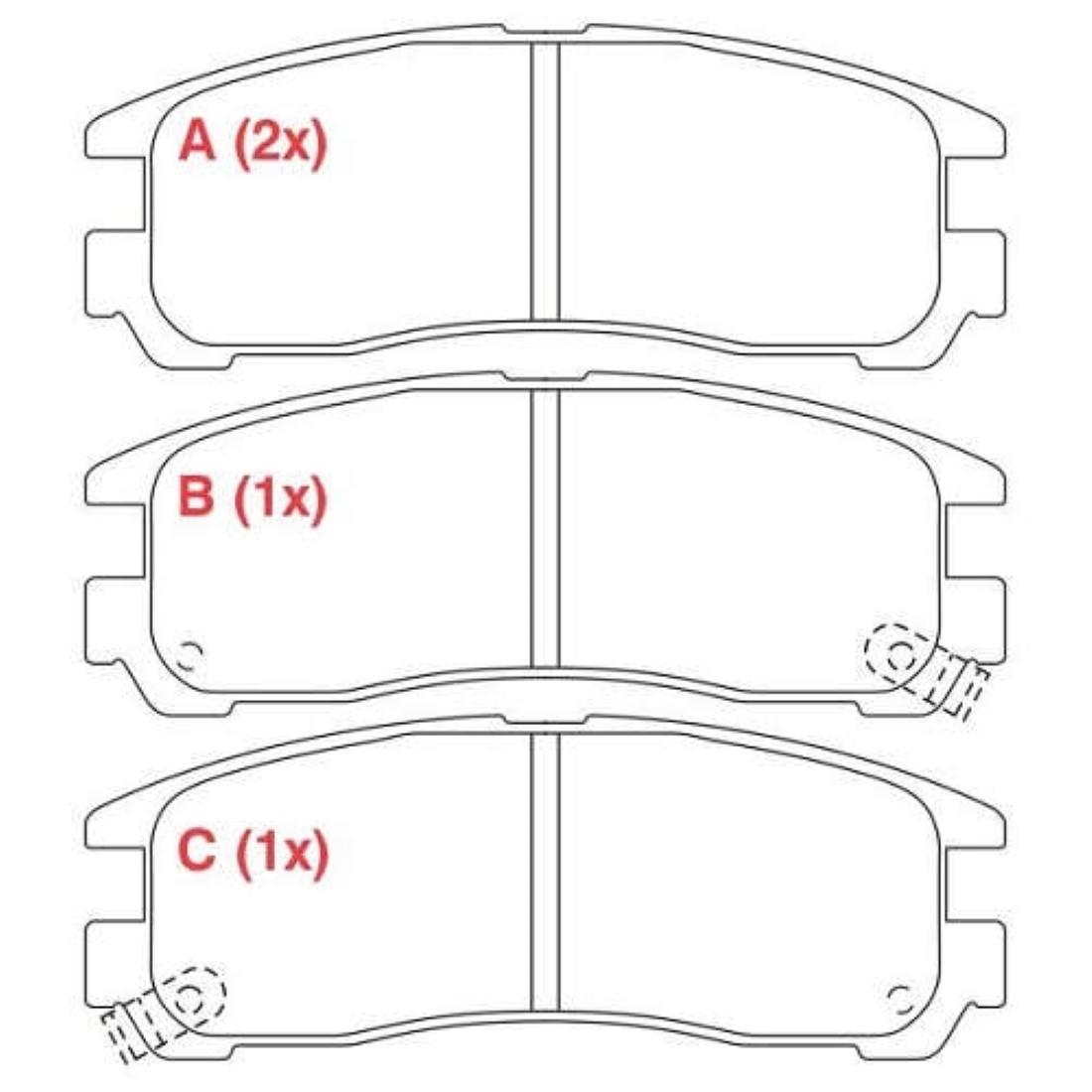 Pastilha Freio Tras Ceramica Pajero Tr4 2003/ Willtec Fp869