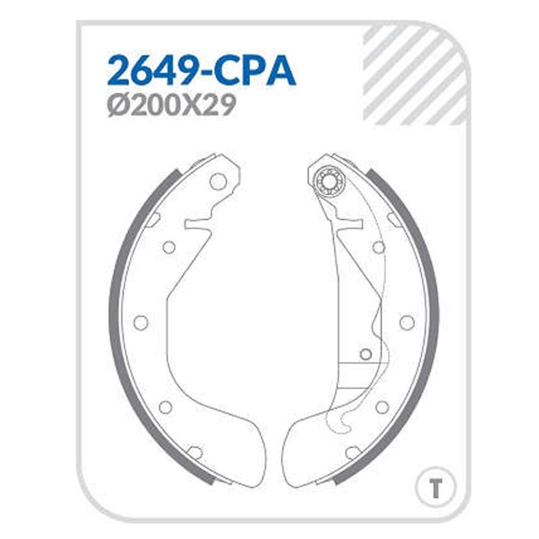 Sapata Patim Freio T Gm Agile Corsa Pickup Corsa Tigra Cobreq 2649Cpa