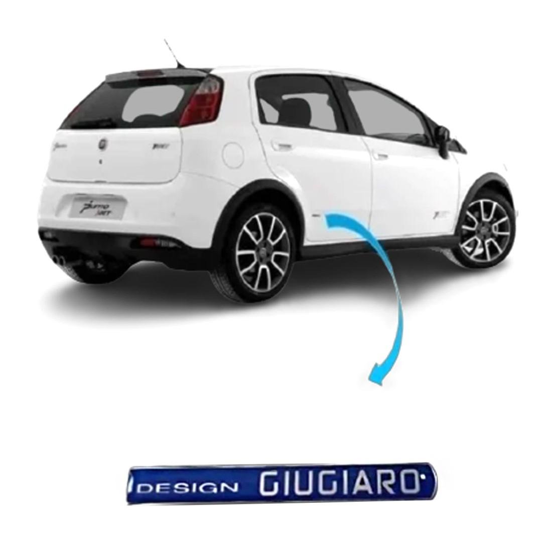 Emblema Adesivo Desing Giugiaro Fiat Punto Fiat 735402489
