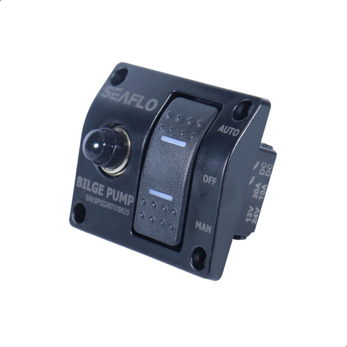 Painel De Controle Bomba De Porao Seaflo 60701