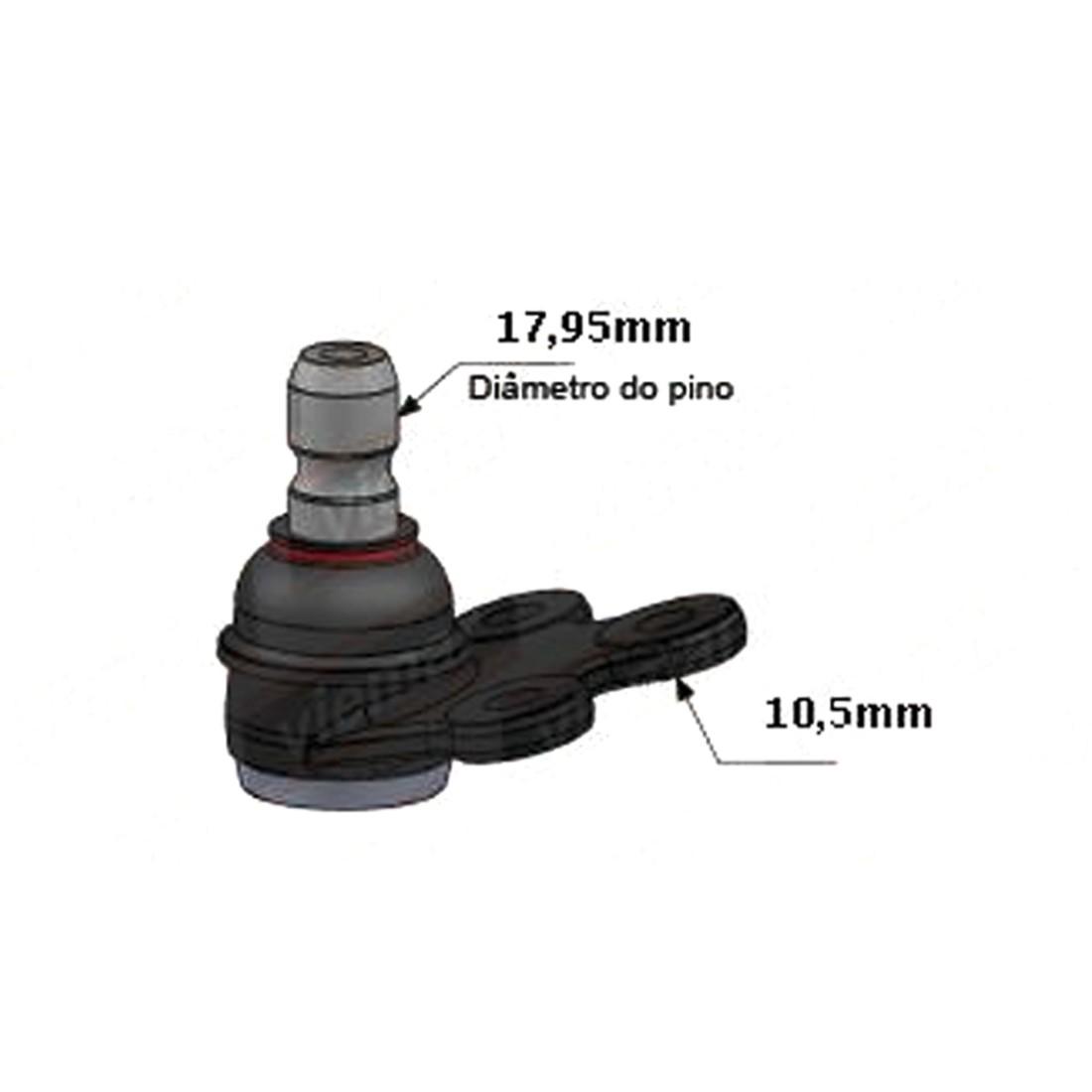 Pivo Suspensao Citroen C3 2002 A 2012 Viemar 503159