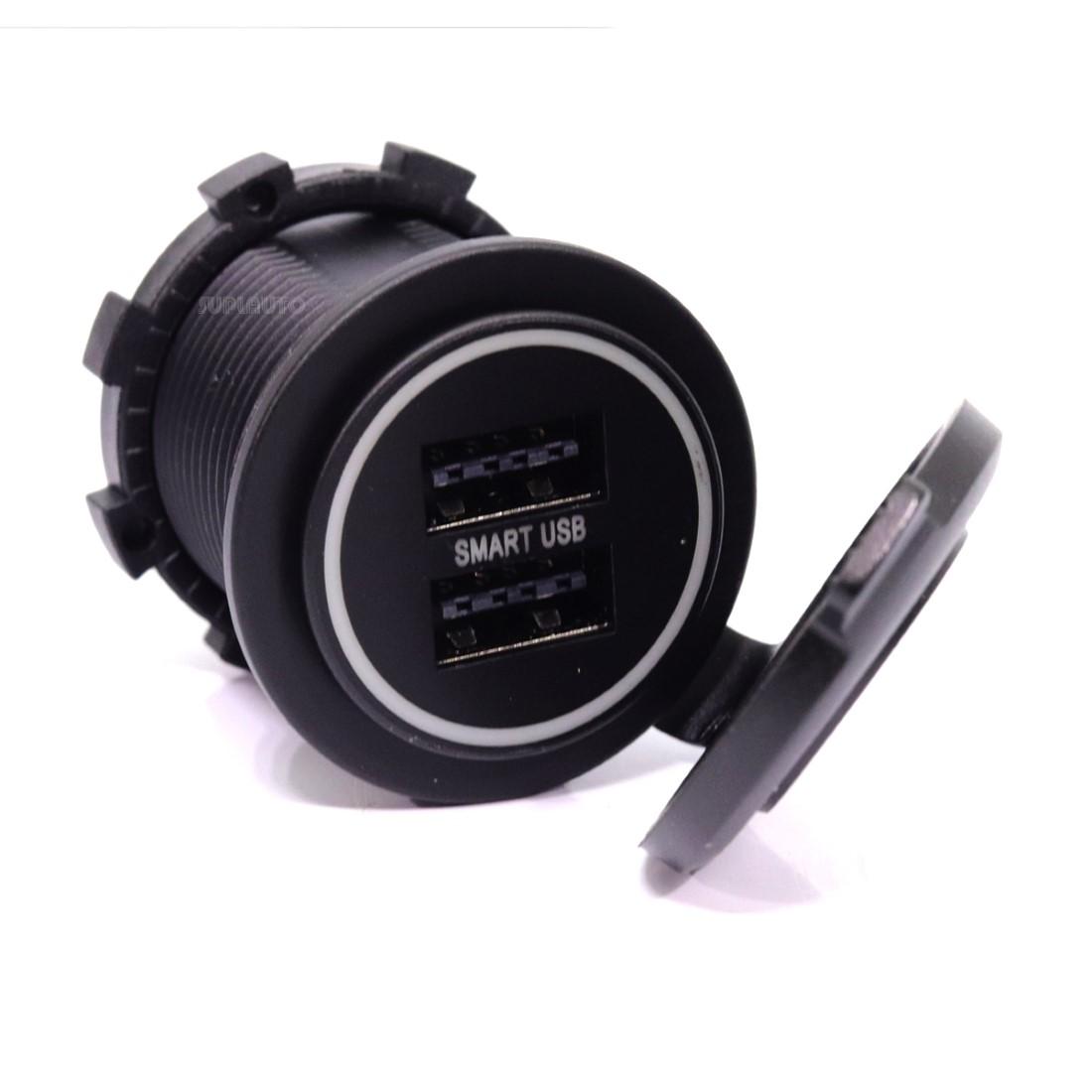 Tomada Usb Smart Rs-108 3U Br Roadstar Roadstar Rs1083Ubrmi