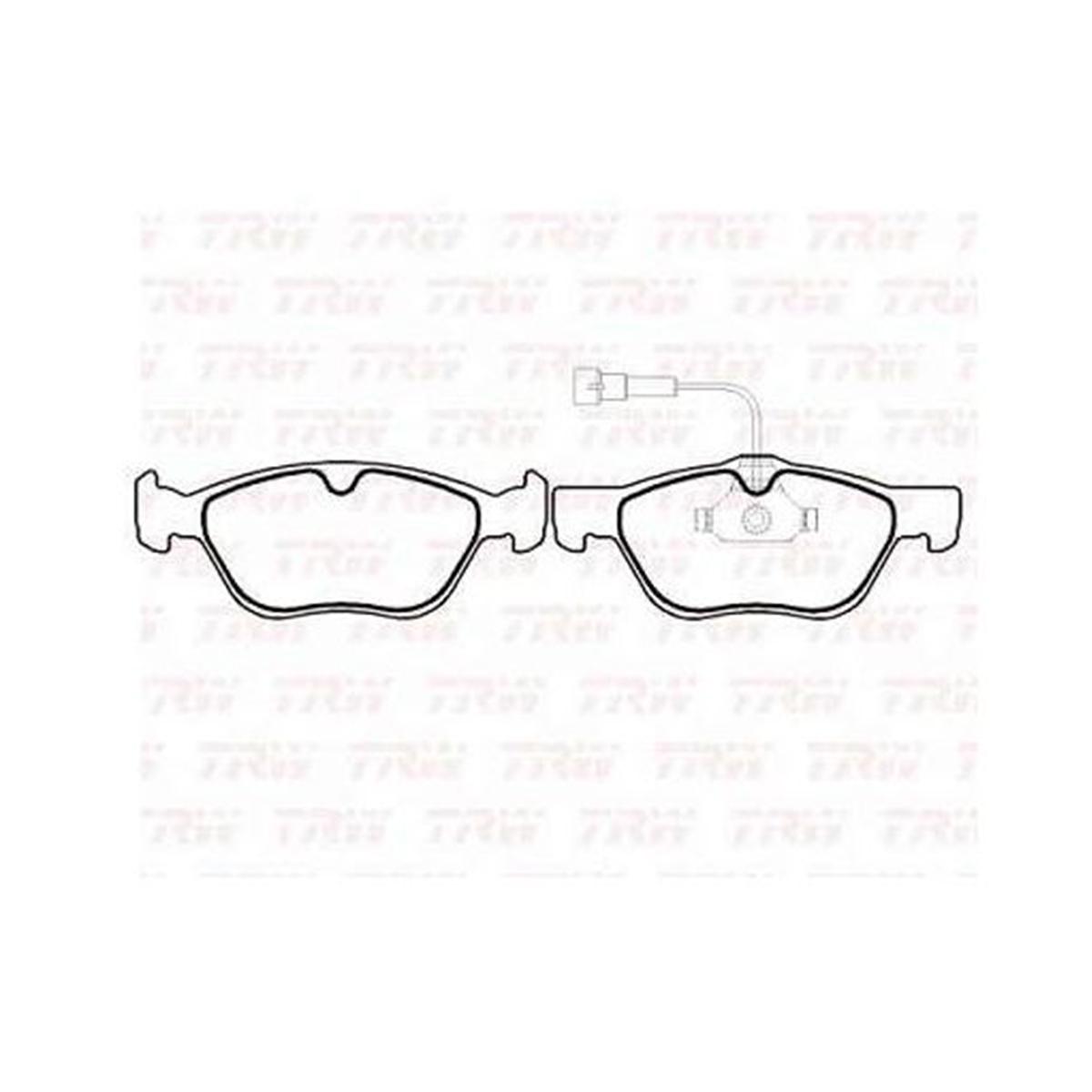 Pastilha De Freio Dianteira Brava Doblo Coupe Trw Rcpt02650