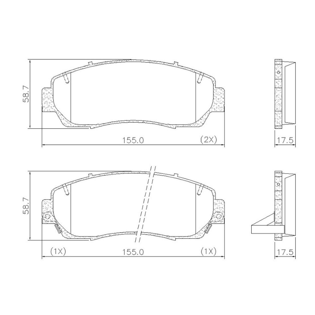 Pastilha Freio Dianteira Crv 2.0 2013 A 2017 Fras-Le Pd1393