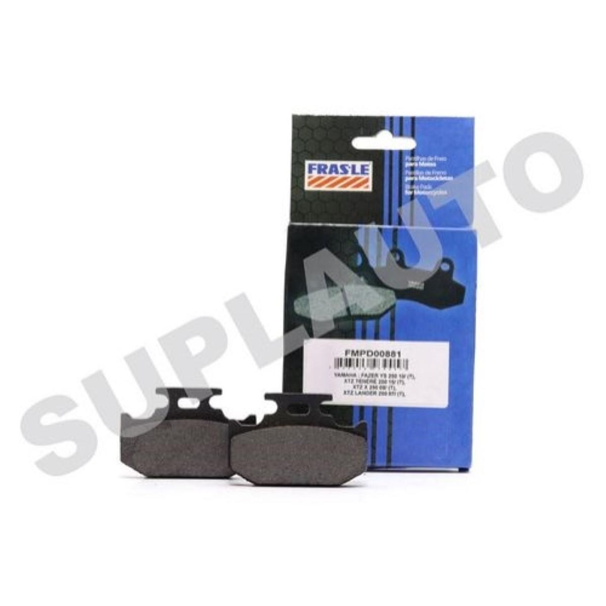 Pastilha De Freio Fazer Xtz Rmx Dr Klx Fras-Le Fmpd00881