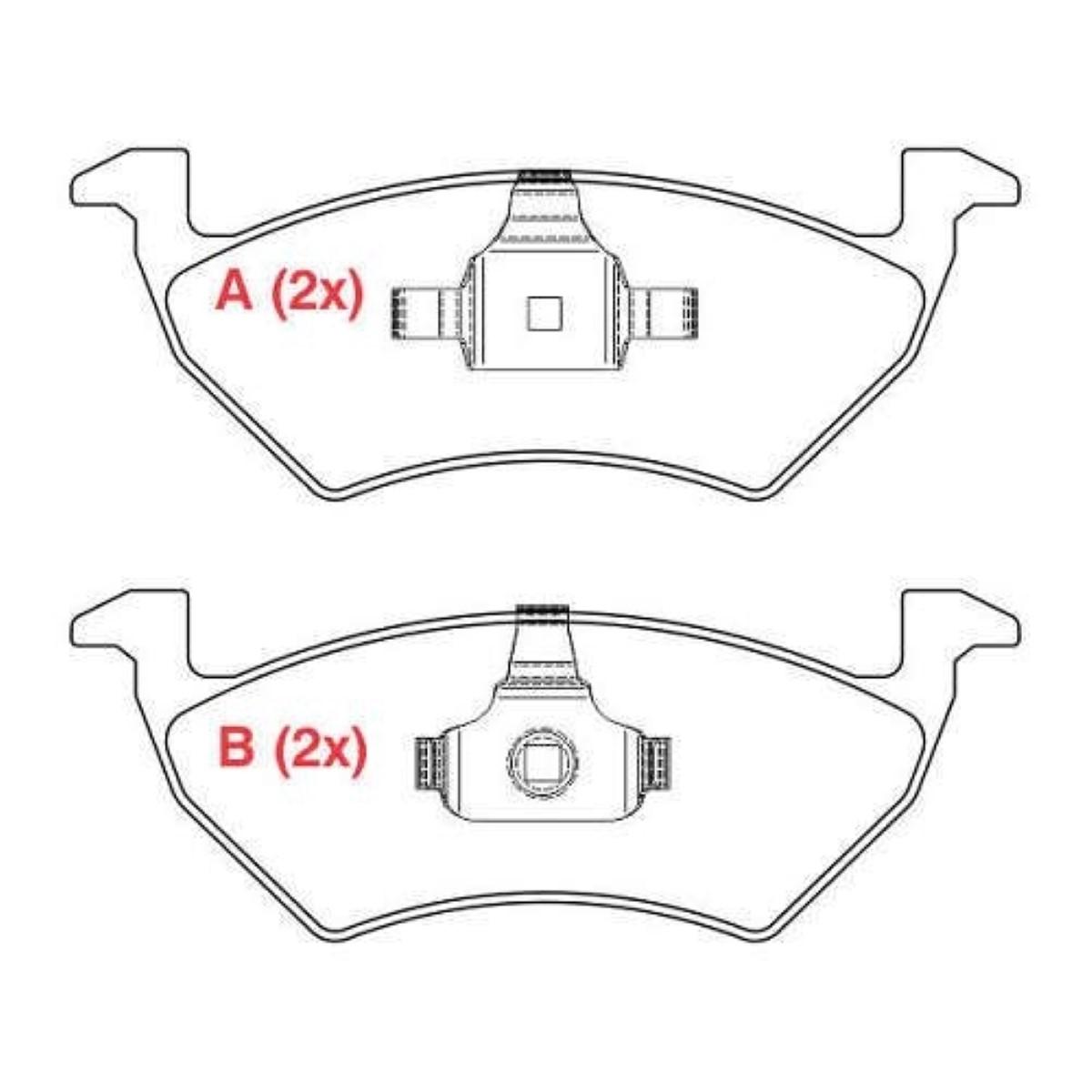 Pastilha Freio Vw Up 1.0I 12V 2014/ Willtec Pw257