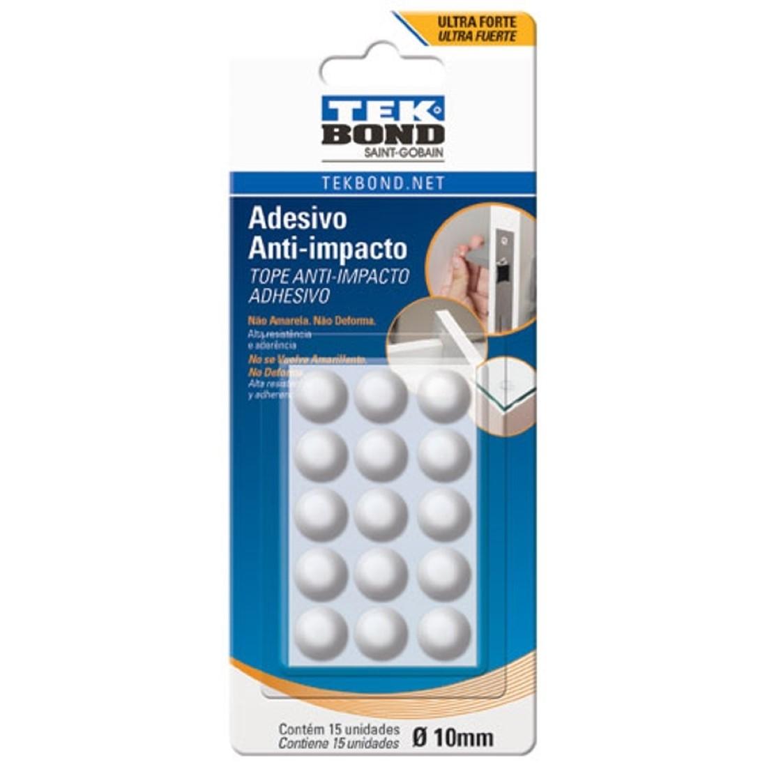 Adesivo Anti-Impacto 10Mm 15 Unidades Tekbond 23501001000