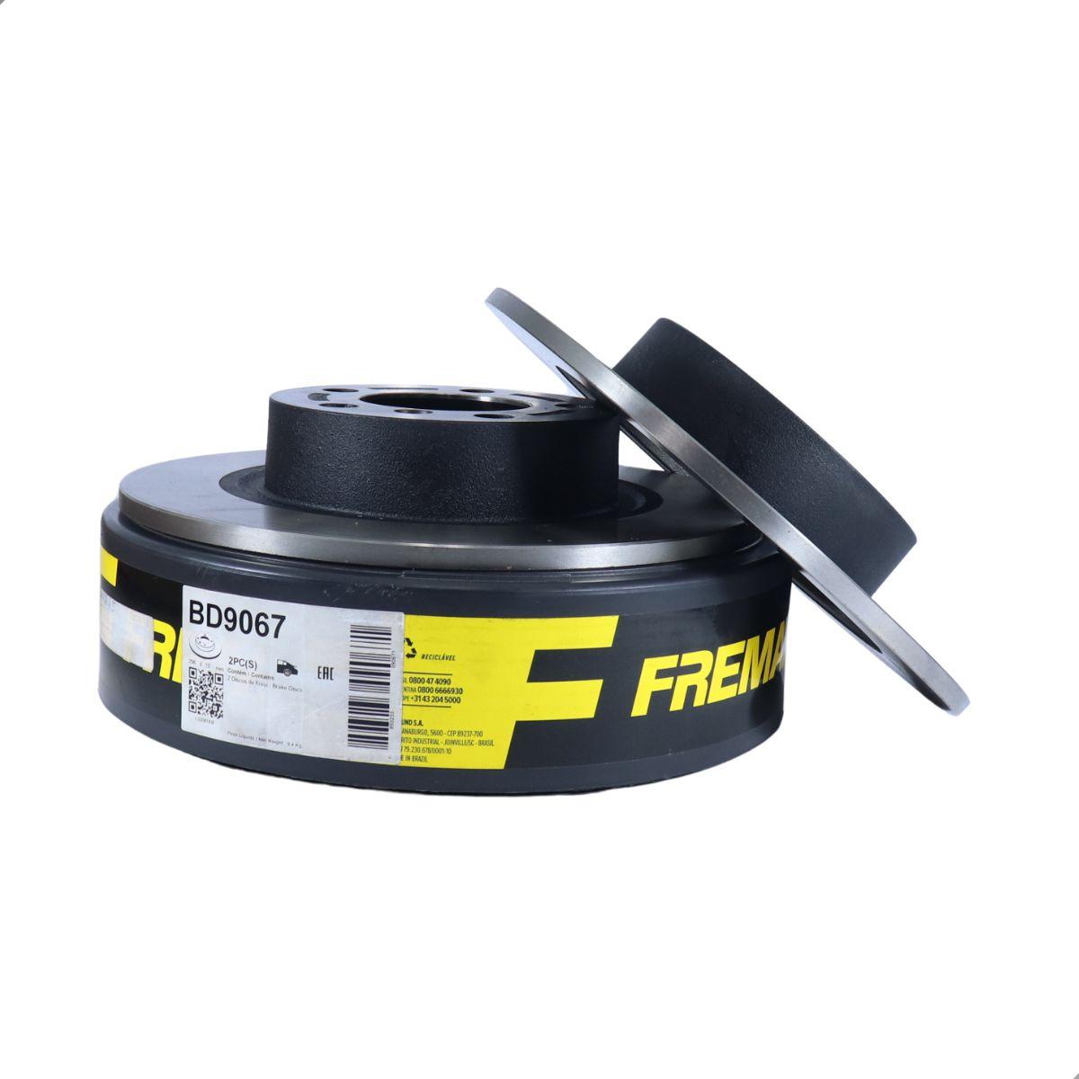 Disco Freio Traseiro Mini Cooper 2012 2014 Fremax Bd9067