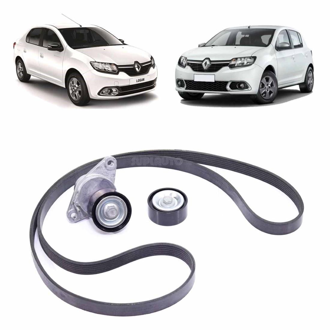 Kit Correia Alternador Logan Sandero 1.6 Renault 117206838R