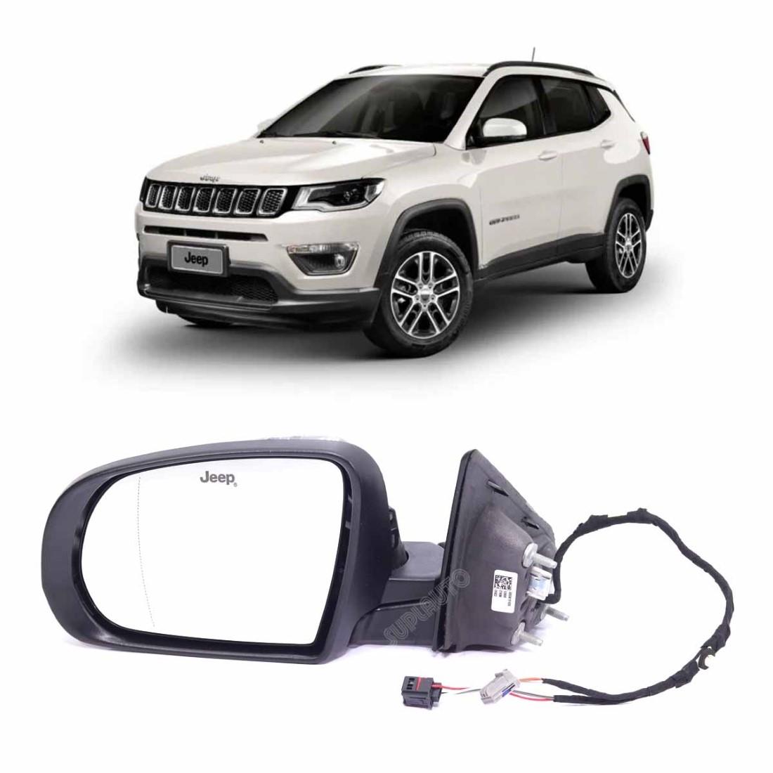 Retrovisor Esquerdo Compass 2017 A 2021 C Seta Jeep 53419163
