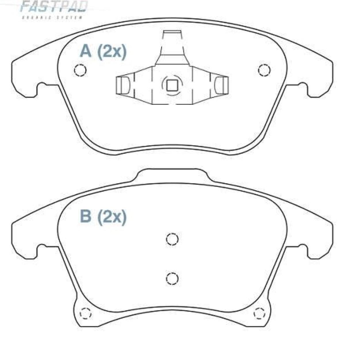 Pastilha De Freio Dianteira Ford Fusion Willtec Fp179