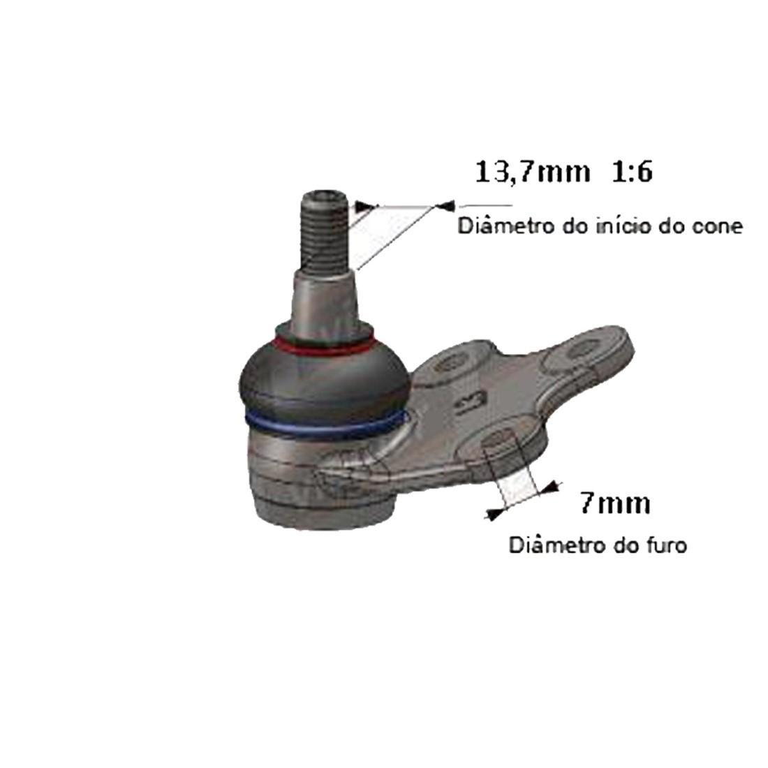 Pivo Superior Blazer S10 1995/2011 Viemar 503051