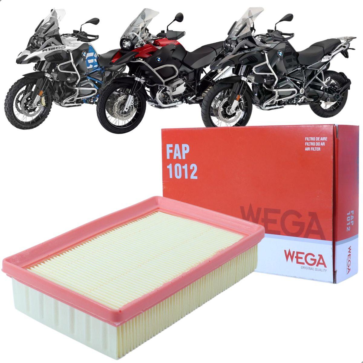 Filtro Ar Bmw R1200 Gs / R / Gs 2012/ Wega Fap1012