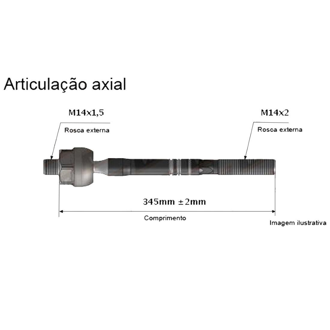 Axial Direcao Ford Focus 2004/2005 Viemar 680292
