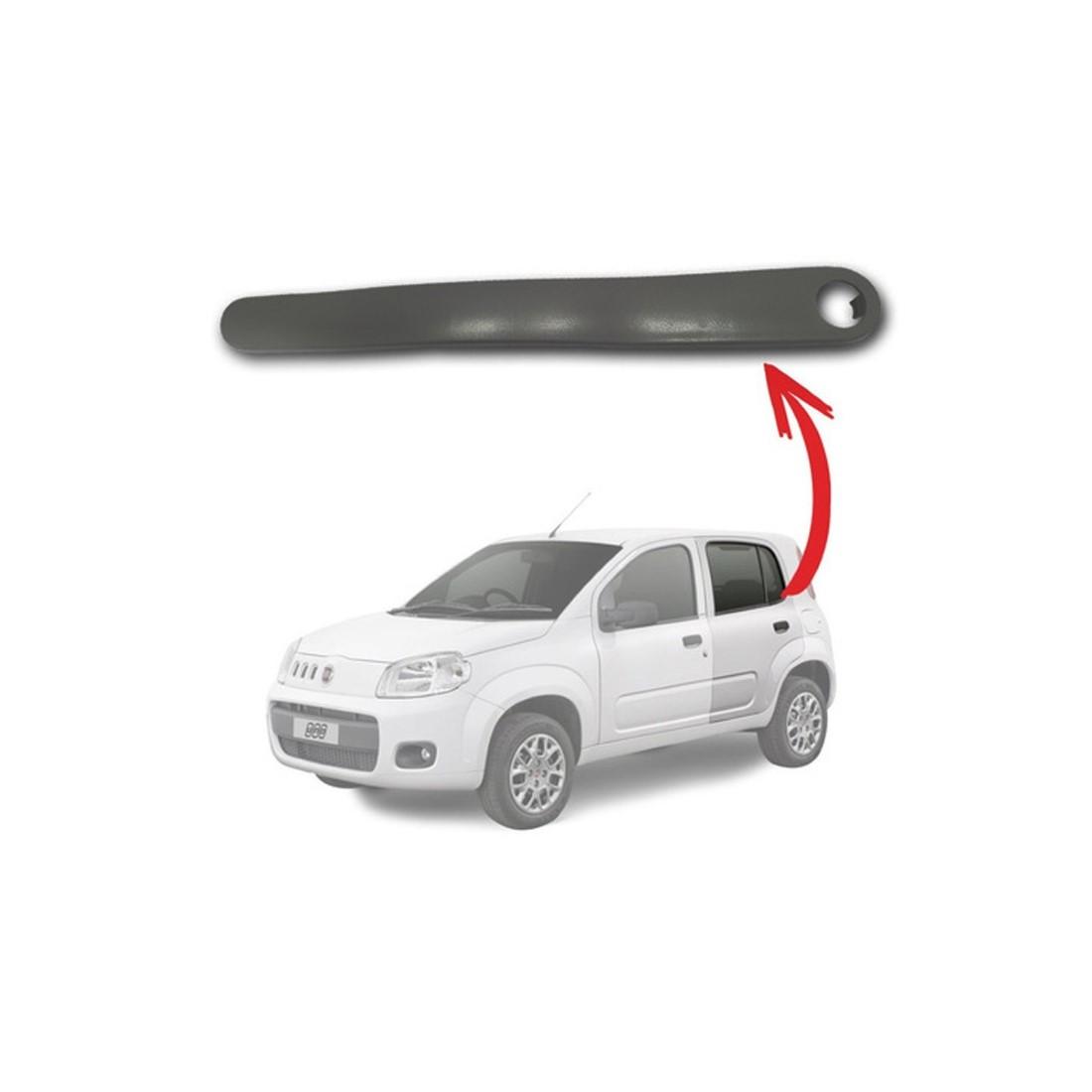 Moldura Puxador Porta Traseira Le Uno 2011/ Fiat 100194344