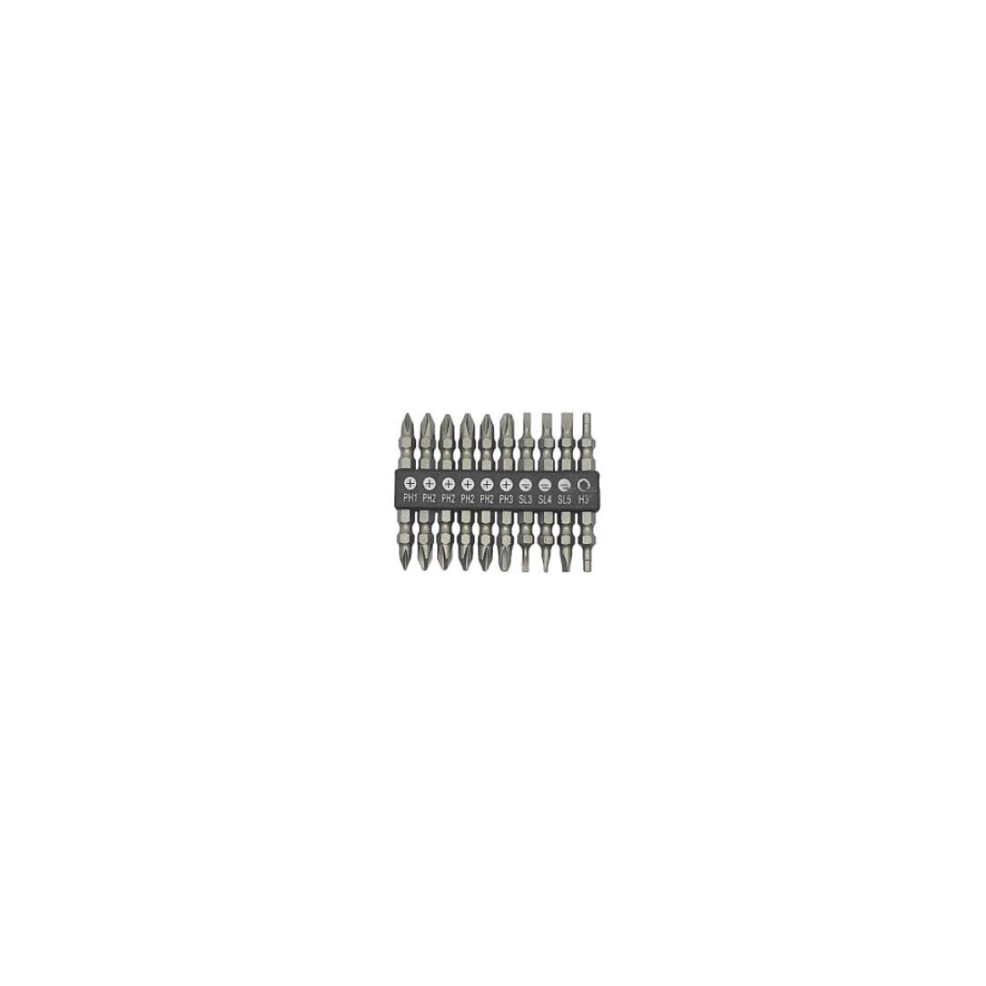 Jogo Bits 65Mm 10 Pecas Western Bit165