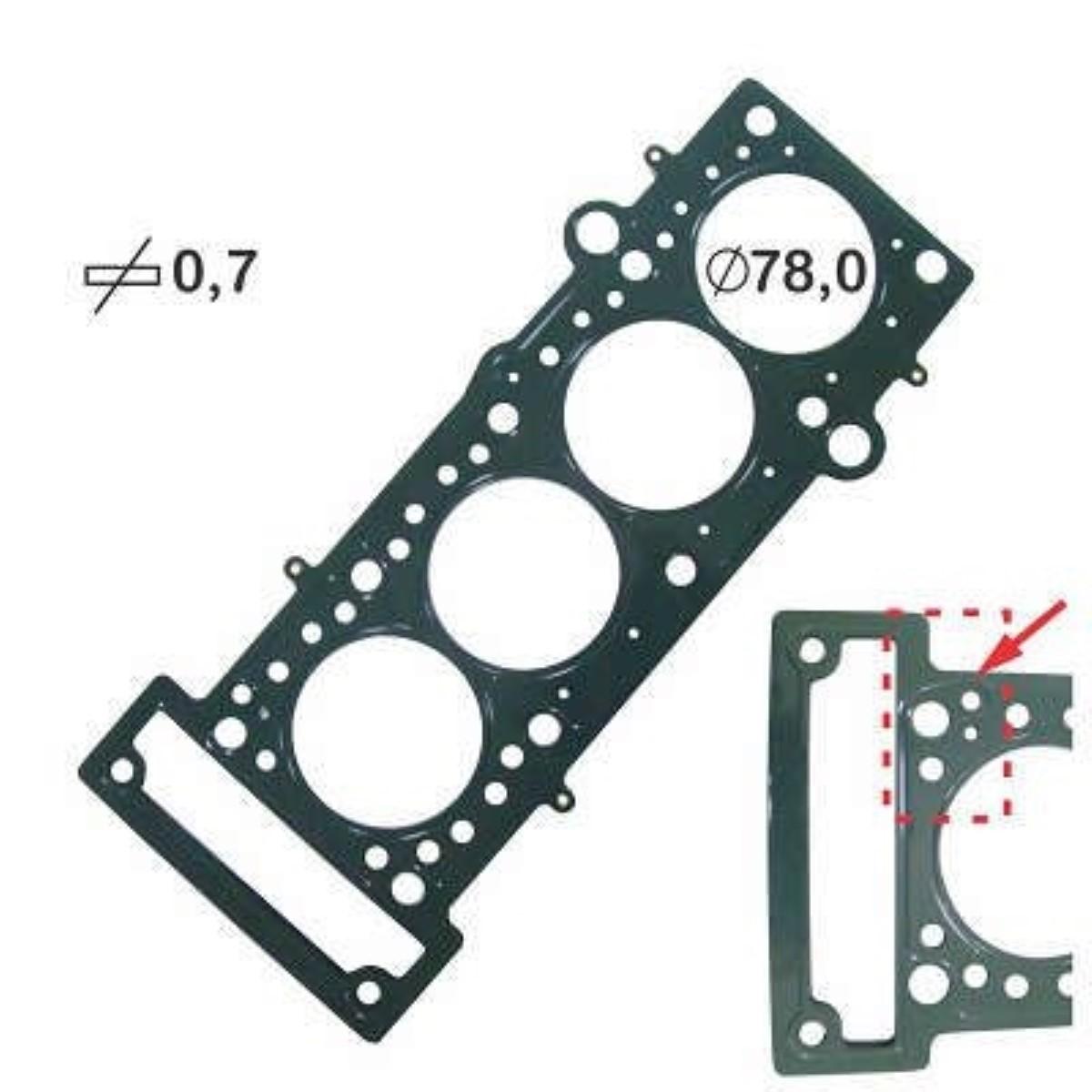 Junta Cabecote Palio Doblo Idea Etorq Evo 1.6 2013/ Bastos 141588Ml
