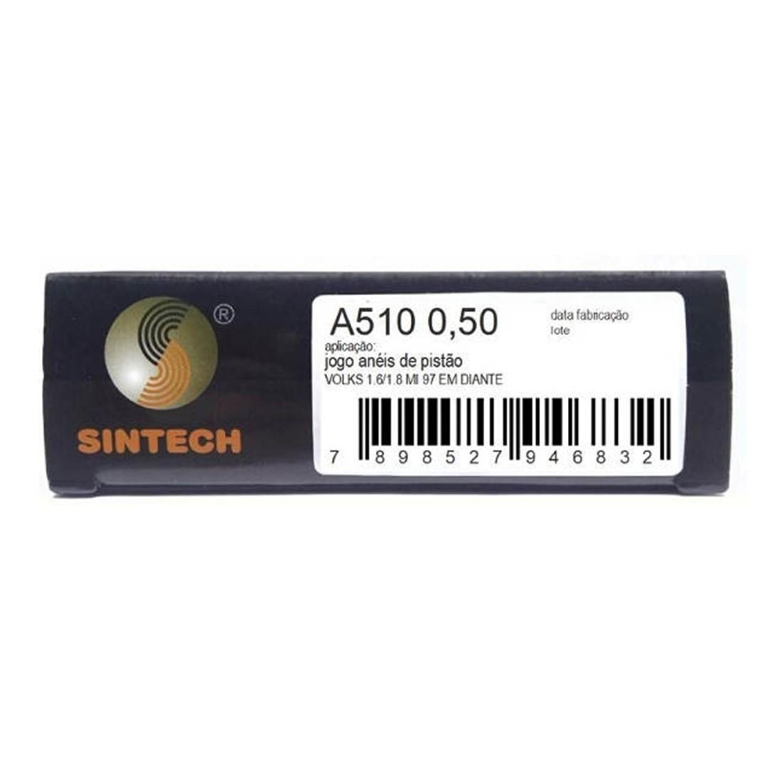Anel Motor Gol Santana 1.6 1.8 Ap 1997/ Sintech A510/50