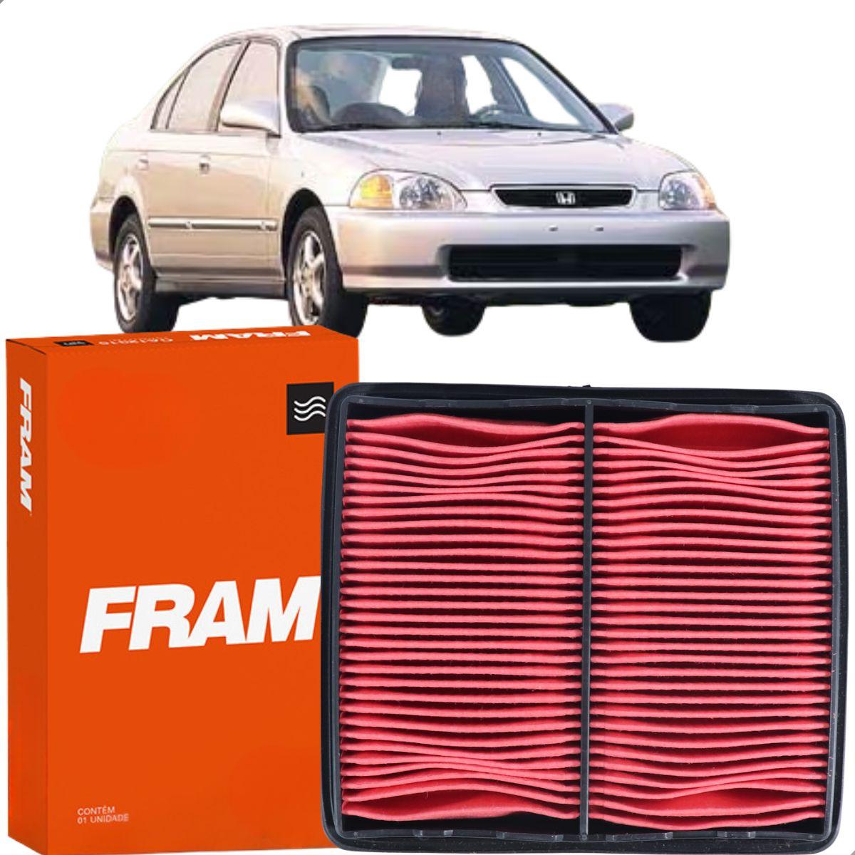 Filtro Ar Honda Civic 1.5 Gas 92/97 Fram Ca7174