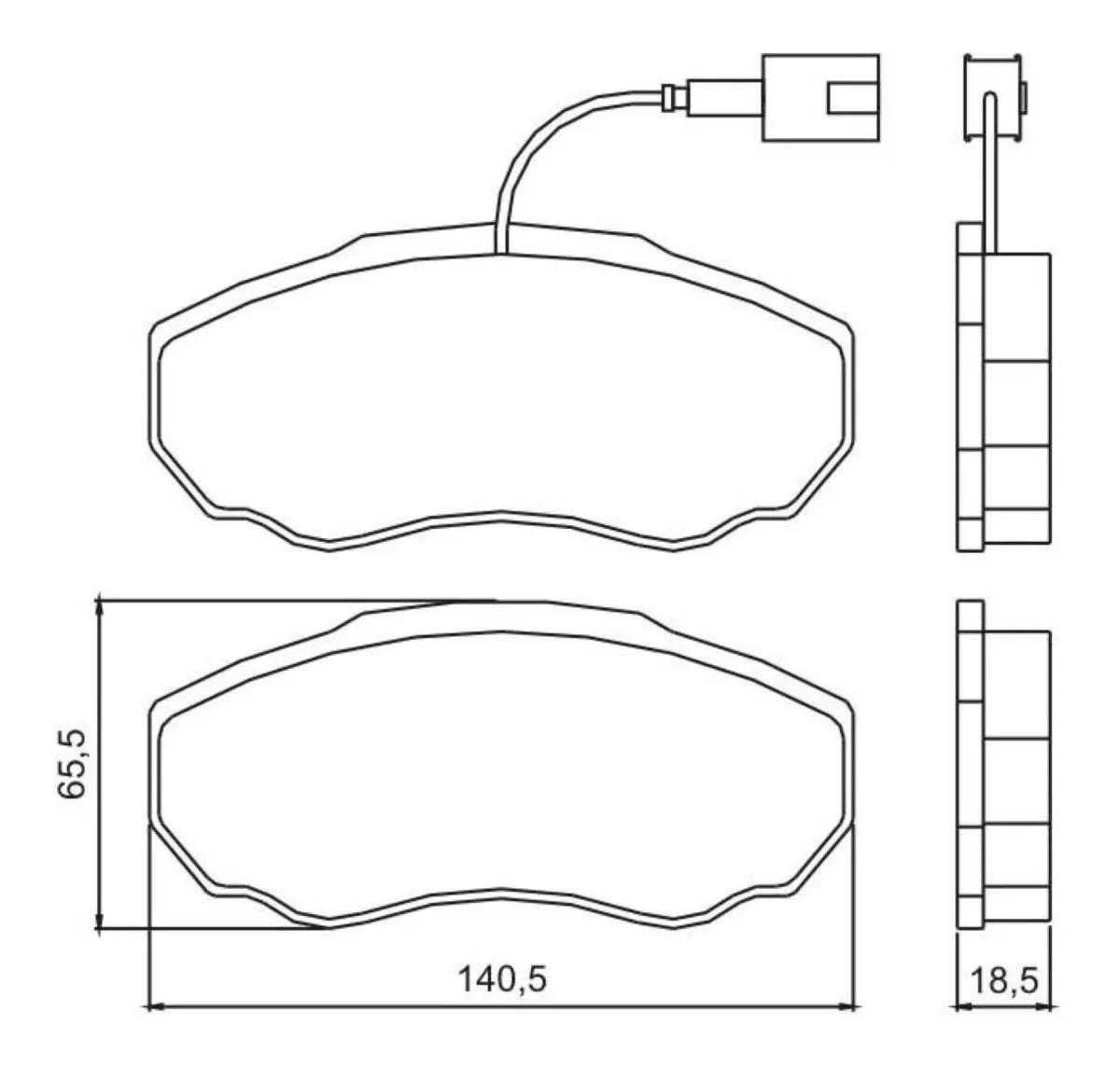 Pastilha De Freio Diant Jumper Ducato Boxer Jurid Hq2233A