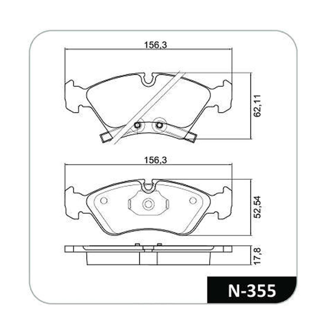 Pastilha Freio Dianteira Gm Meriva Zafira Cobreq N355