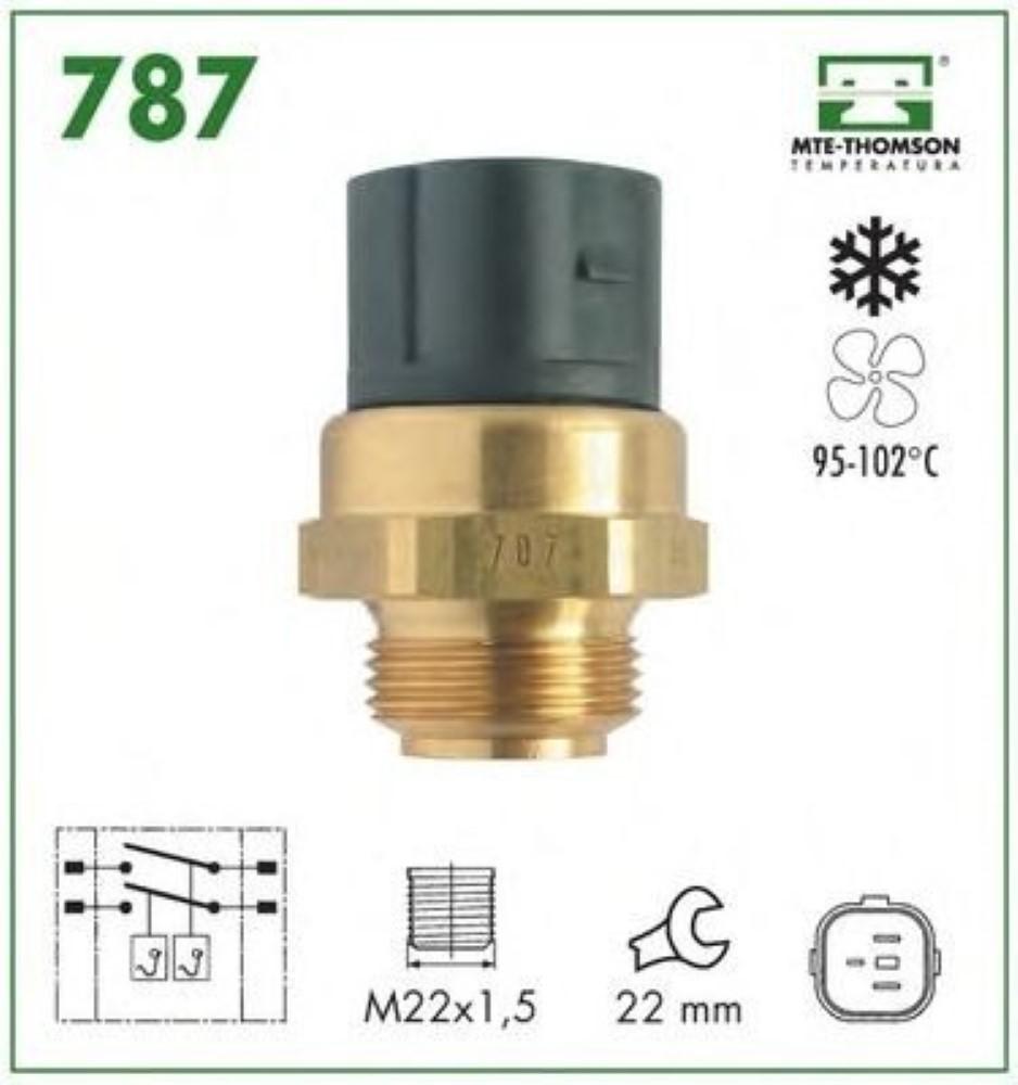 Interruptor Radiador Golf Passat Polo 1996 1998 Mte-Thomson Mte787