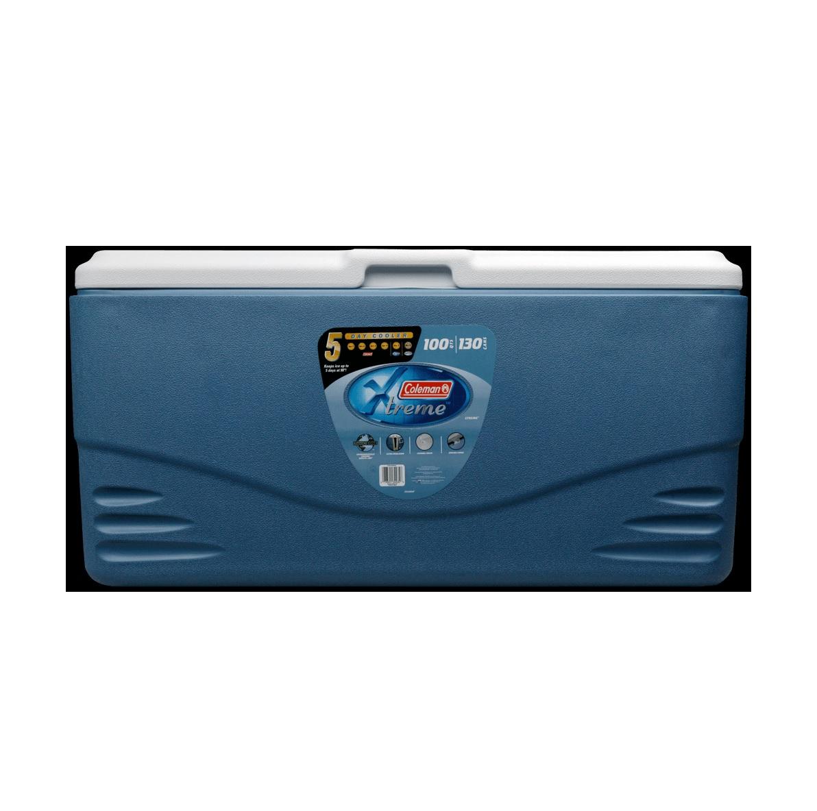 Caixa Termica Coleman Xtremee 100Qt Azul Branco Invicta 110162000748