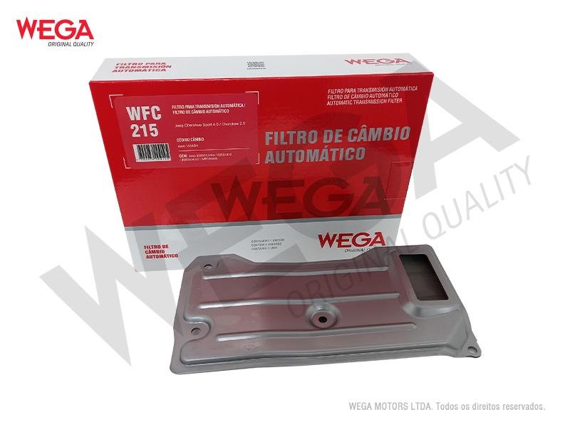 Filtro Cambio Automatico Jeep Cherokee 2.5 / Sport 4.0 Wega Wfc215