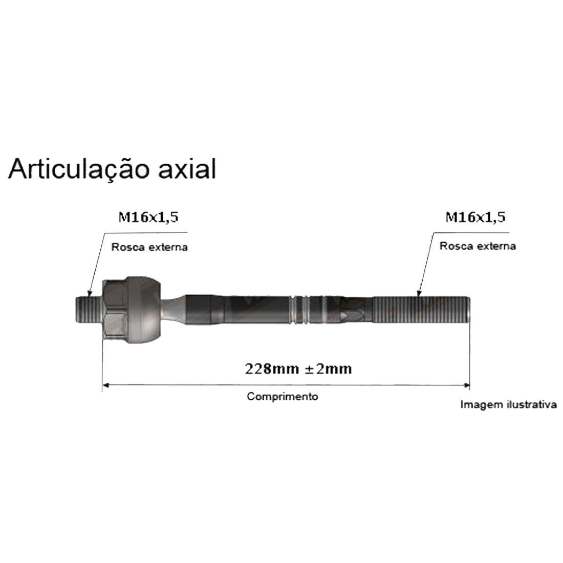 Axial Direcao I30 Elantra Veloster 2011/ Viemar 680528