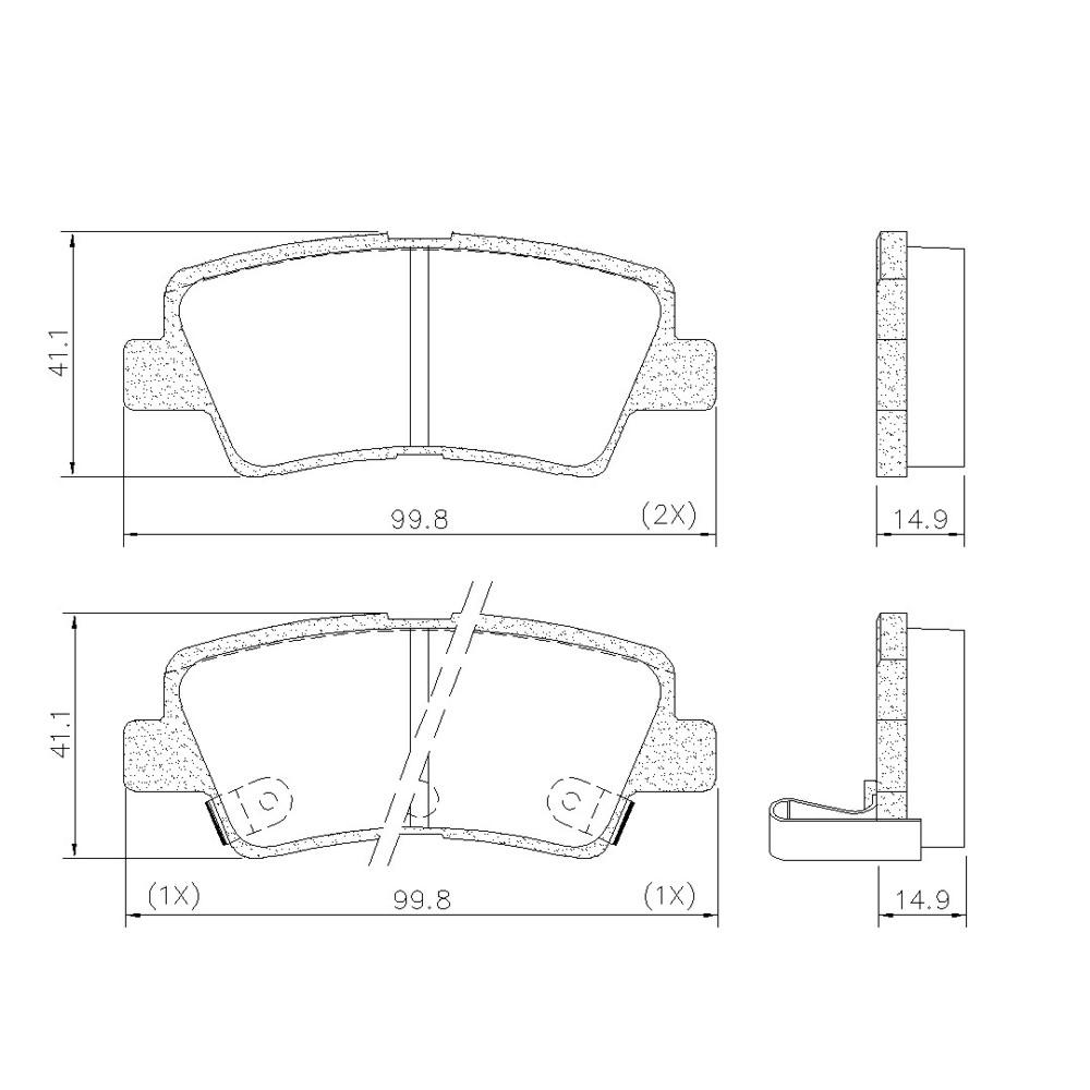 Past Fr I30/Ix35/Cerato T Pd1368 I30/Ix35/Sportage/Cerato 10/ T