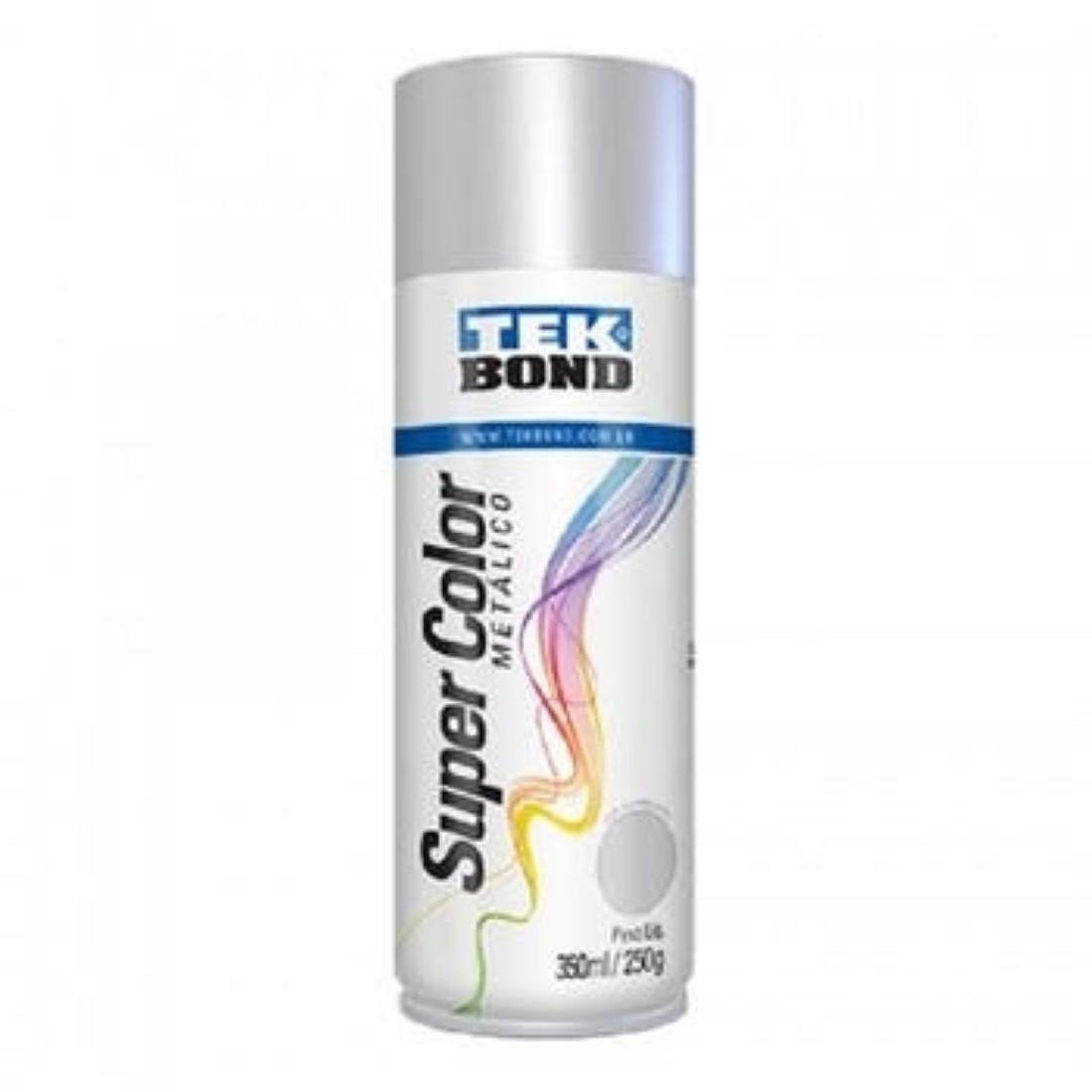 Tinta Spray Prata Metalico Uso Geral Tekbond 23361006900