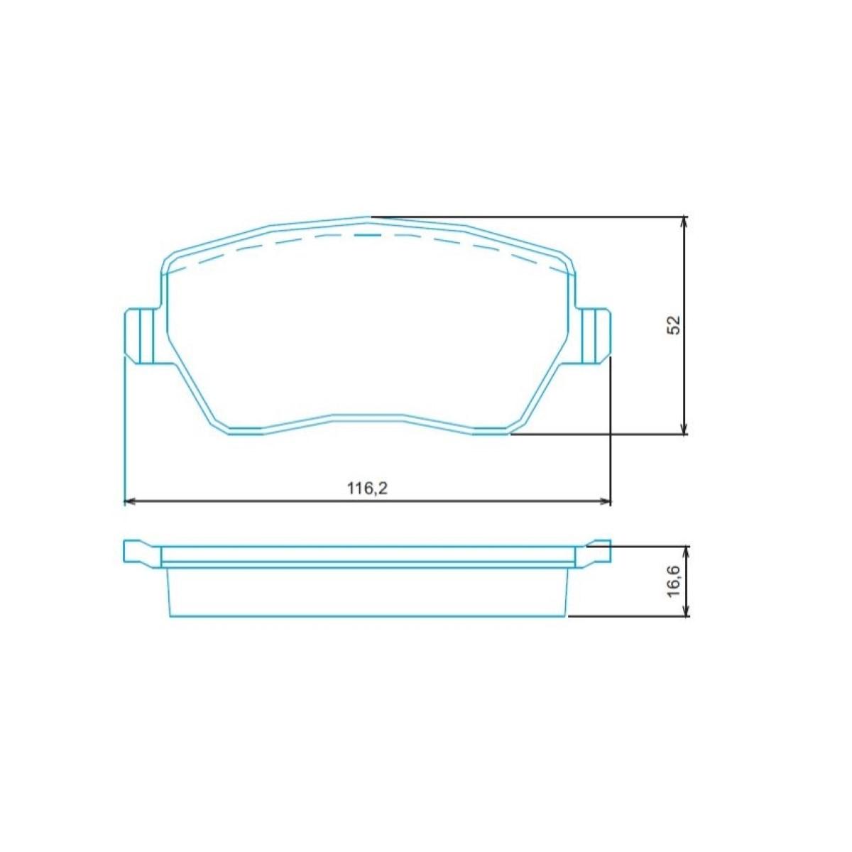 Pastilha De Freio Dianteira Renault Duster 11/ Jurid Hq2297