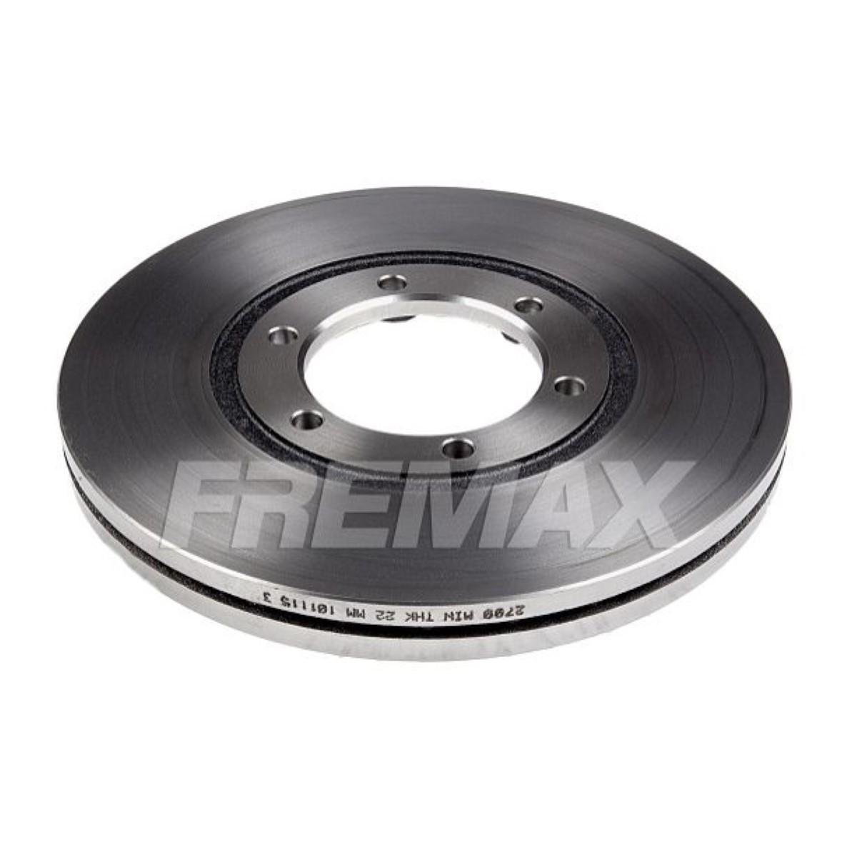 Disco De Freio Diant Kia Bongo K2500 K2700 Fremax Bd2700