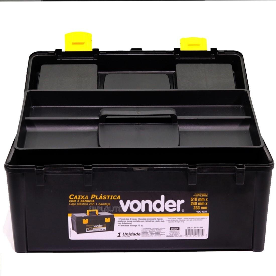 Caixa Para Ferramentas Vonder Ovd 6107403500