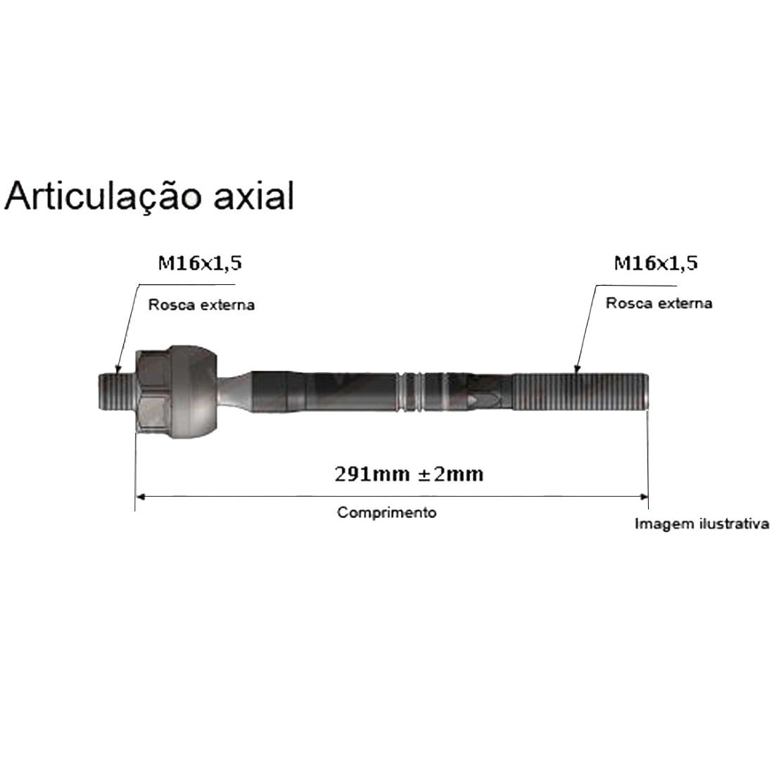 Axial Direcao Cruze 2011/2016 Viemar 680497