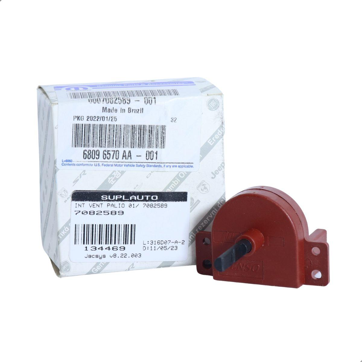 Interruptor Ar Condicionado Palio 2001 A 2007 Fiat 7082589