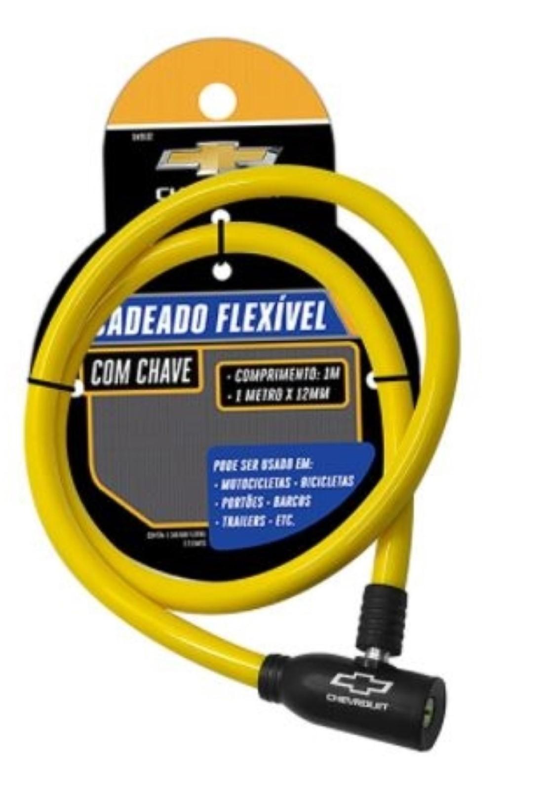 Cadeado Flexivel Gm 12Mmx1M Com 2 Chaves Western Gm9602