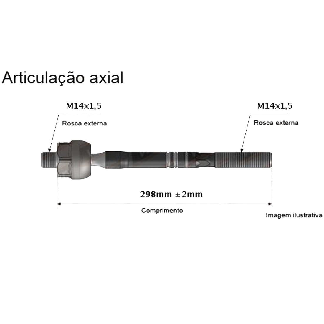 Axial Direcao Jeep Compass 2007/2016 Viemar 680345