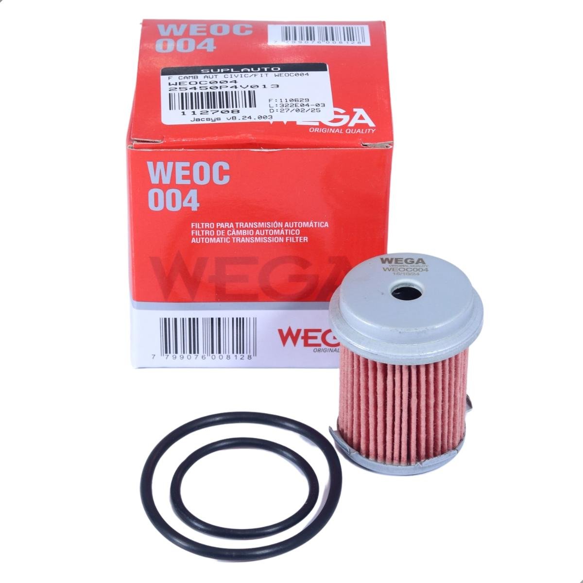Filtro Cambio Automatico Honda Civic City Cr-V Hr-V Accord Wega Weoc004