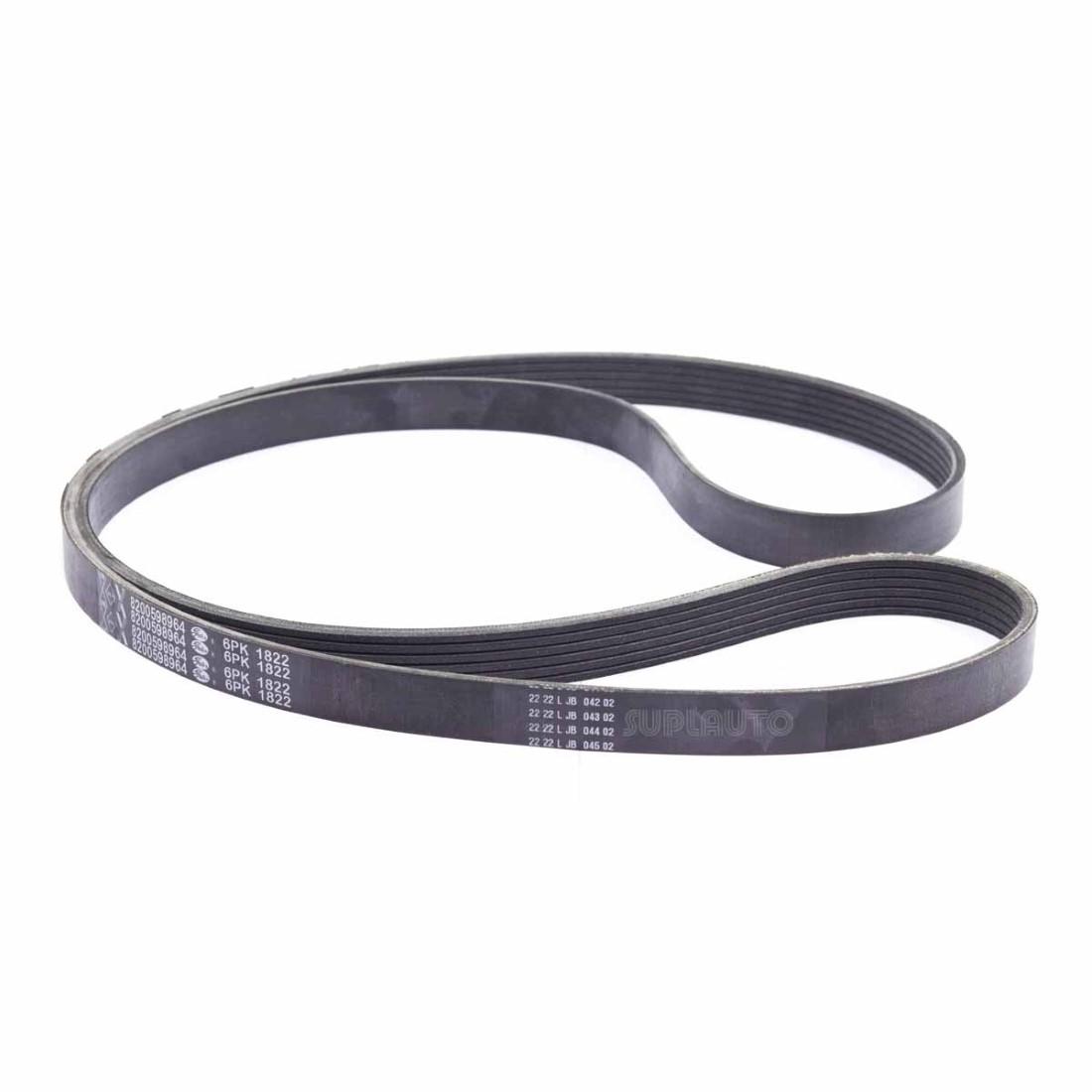 Kit Correia Alternador Logan Sandero 1.6 Renault 117206838R