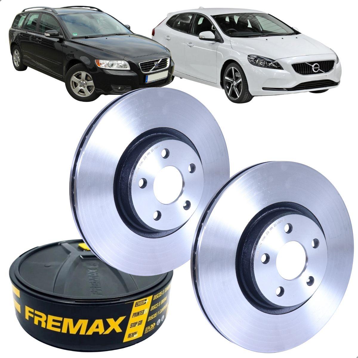 Disco Freio Dianteiro Volvo V40 2013 A 2019 Fremax Bd3959
